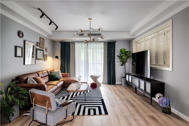 惠州市金葉華府北歐風格三居室裝修案例