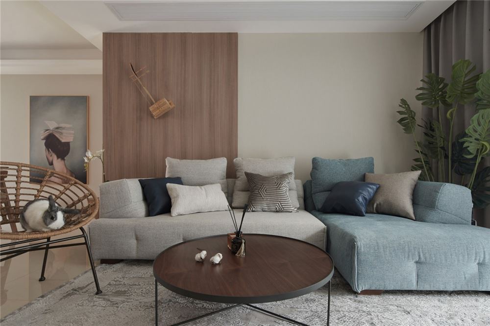 陽江市建華翡翠城北歐風(fēng)格二居室裝修案例