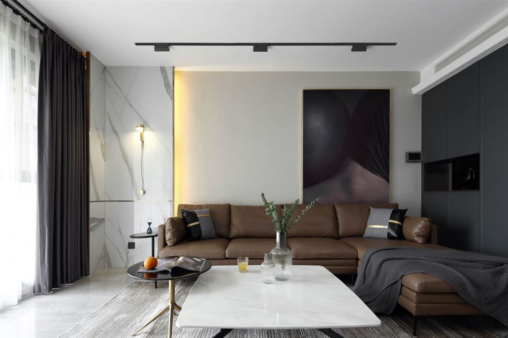 廣州市芳村花園現(xiàn)代簡約風(fēng)格三居室裝修案例