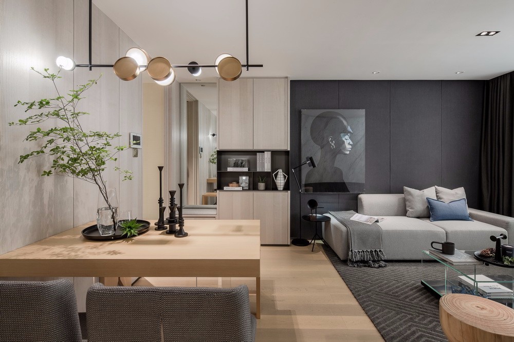 現(xiàn)代簡約風(fēng)格室內(nèi)家裝案例效果圖-餐廳 現(xiàn)代簡約風(fēng)格室內(nèi)家裝案例效果圖-餐廳