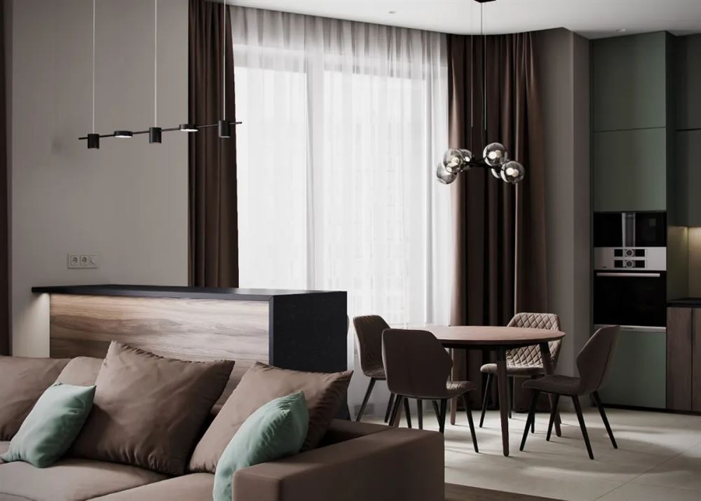 江門市君匯熙庭現(xiàn)代簡(jiǎn)約風(fēng)格三居室裝修案例