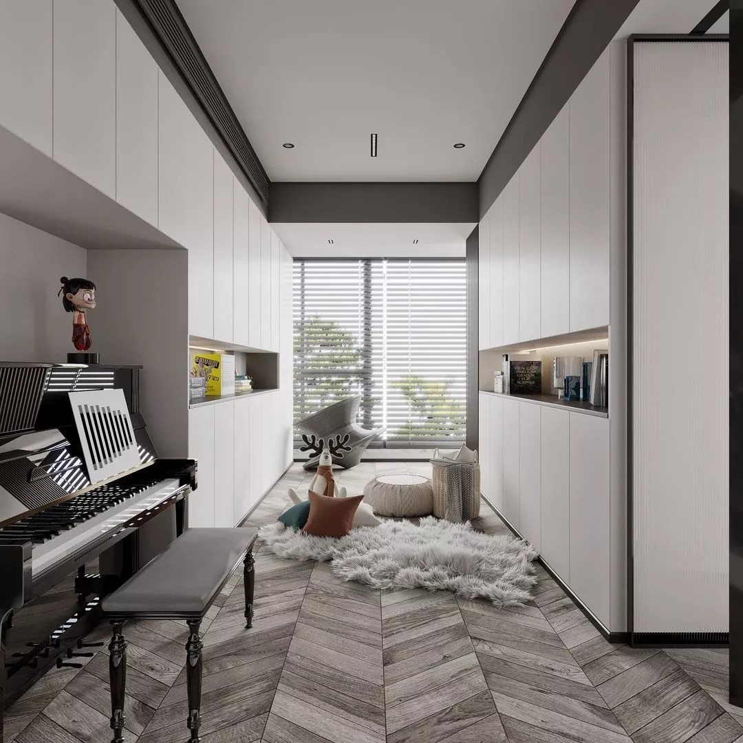 裝修公司現代簡約風格室內裝修效果圖-書房 裝修公司現代簡約風格室內裝修效果圖-書房