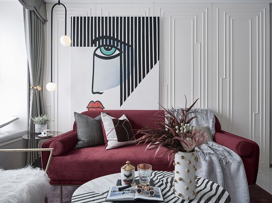 江門市金匯城市廣場輕奢風格三居室裝修案例