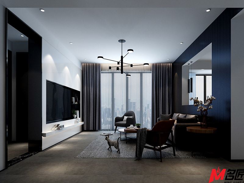 臺州市北門街機關邊其他三居室裝修案例