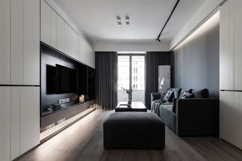 惠州市花樣年別樣城現代簡約風格三居室裝修案例