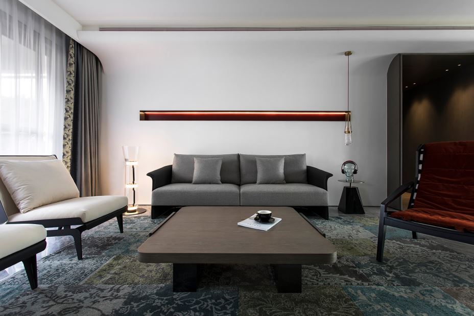 江門市花城又一村現代簡約風格三居室裝修案例