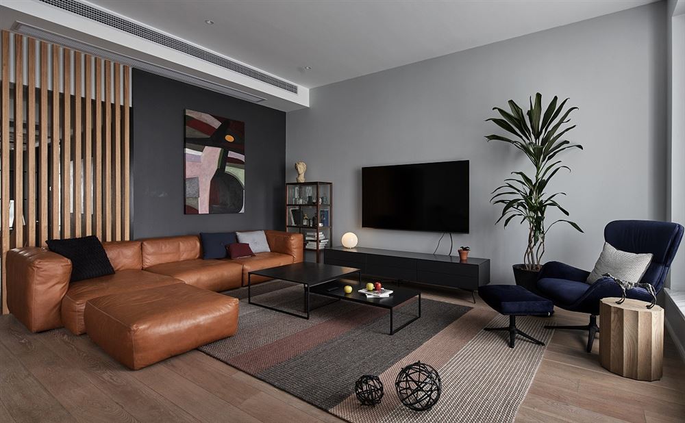 佛山市廣佛新世界花園洋房現代風格三居室裝修案例