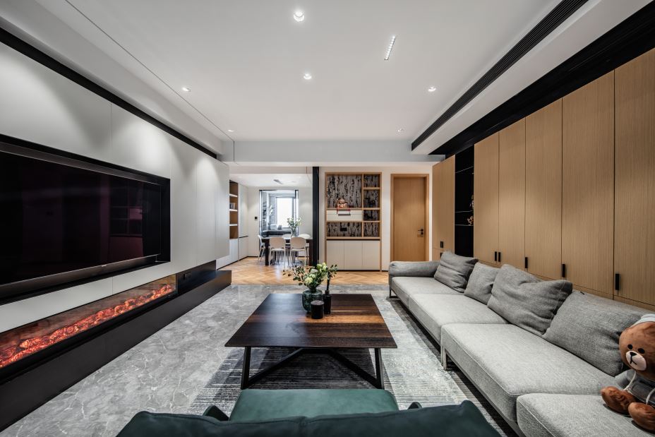 江門市保利大都會現代簡約風格四居室裝修案例