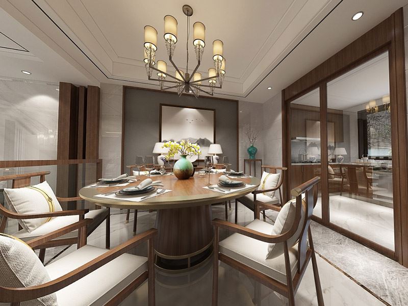 泰州市濱江新區富陽社區歐式風格別墅裝修案例