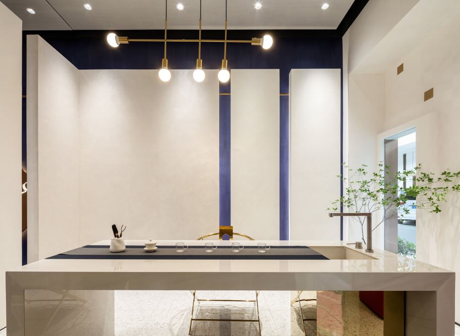 江門市寶源坊輕奢風格三居室裝修案例