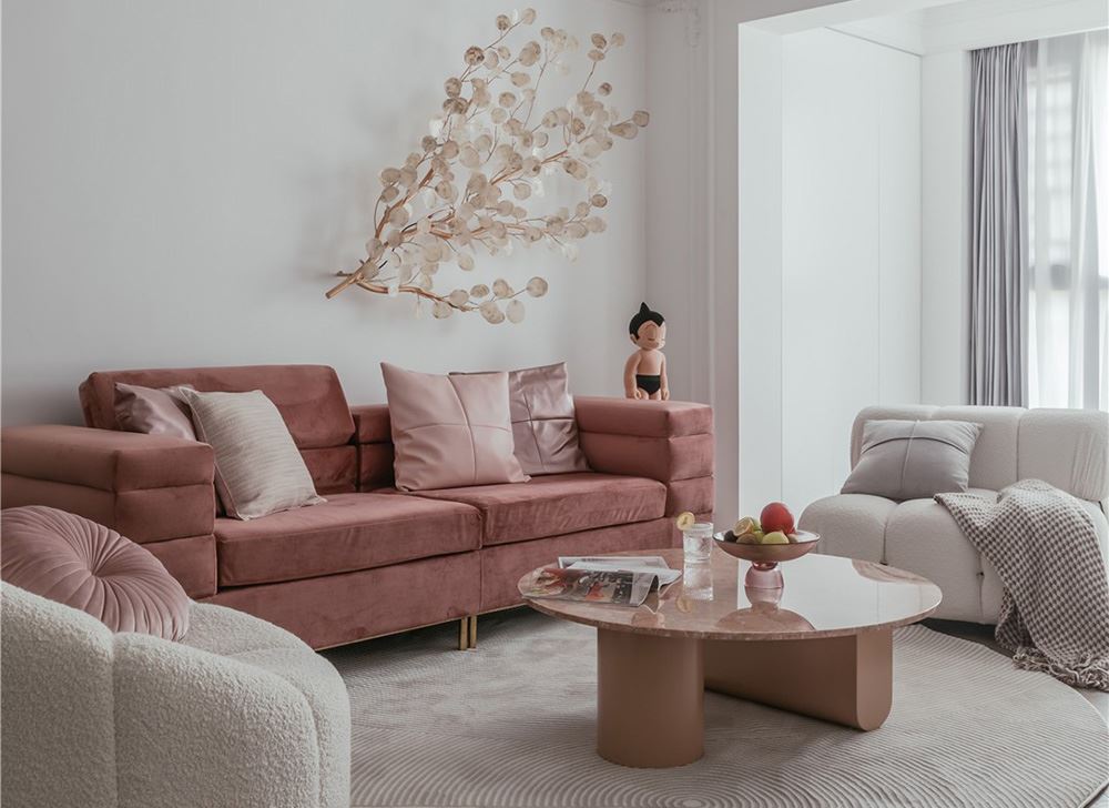 江門市恒大泉都別墅輕奢風(fēng)格三居室裝修案例