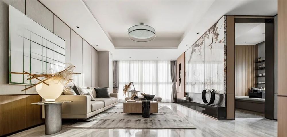 佛山市越秀御湖臺(tái)現(xiàn)代簡(jiǎn)約風(fēng)格三居室裝修案例