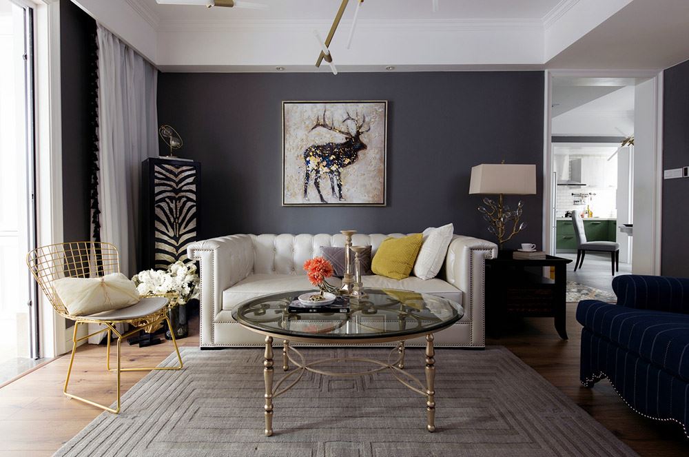 昭通市撫鎮門廣場歐式風格三居室裝修案例