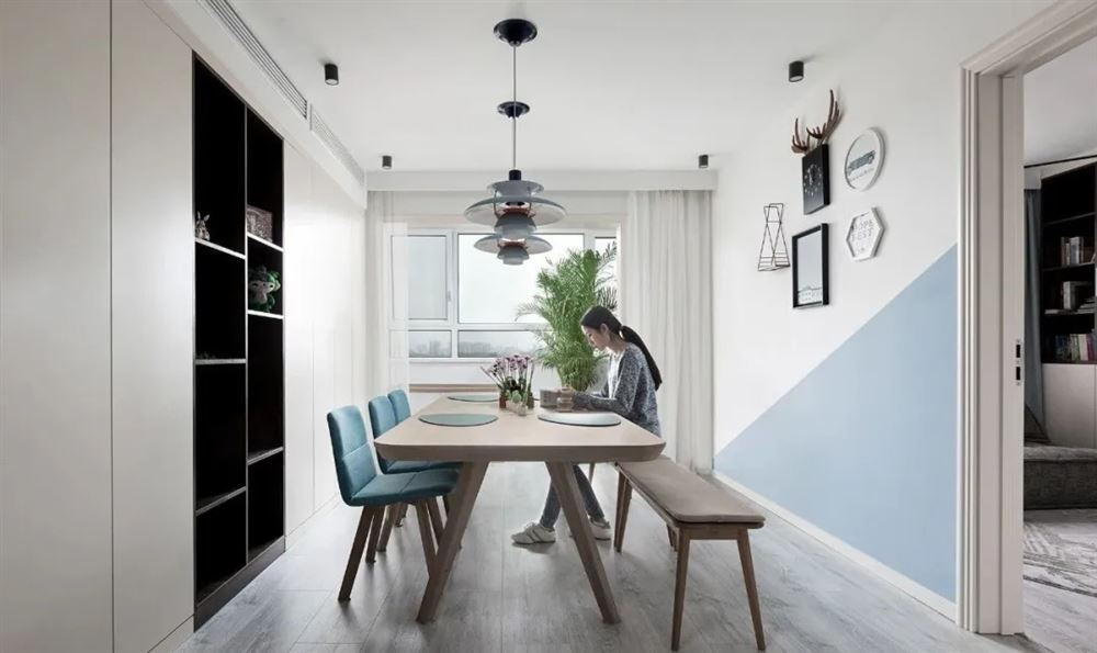 廣州市金道花園北歐風格三居室裝修案例