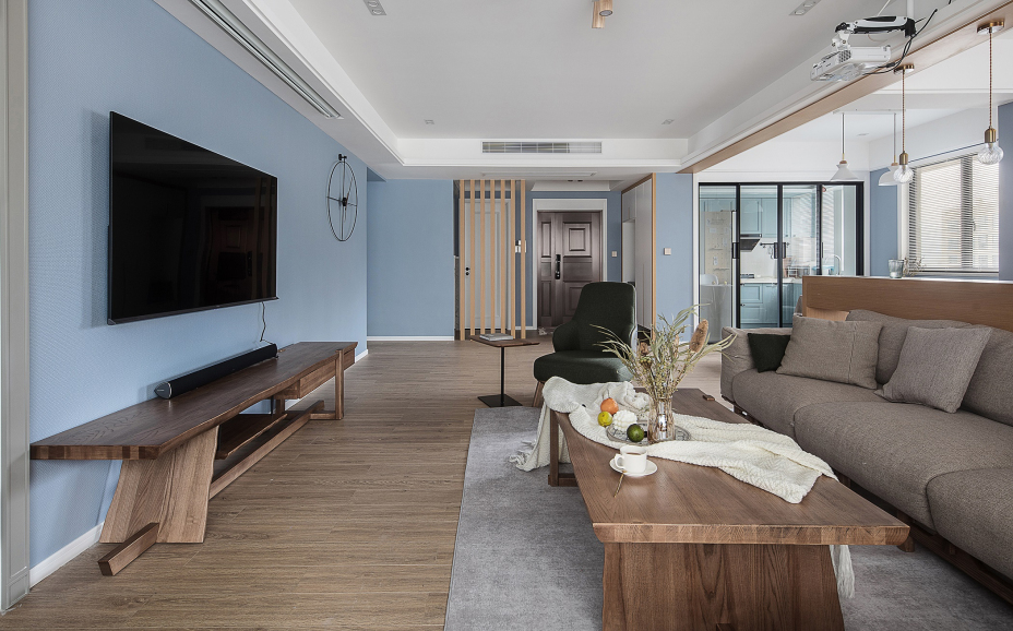 現(xiàn)代北歐風格室內(nèi)家裝案例效果圖-客廳 現(xiàn)代北歐風格室內(nèi)家裝案例效果圖-客廳