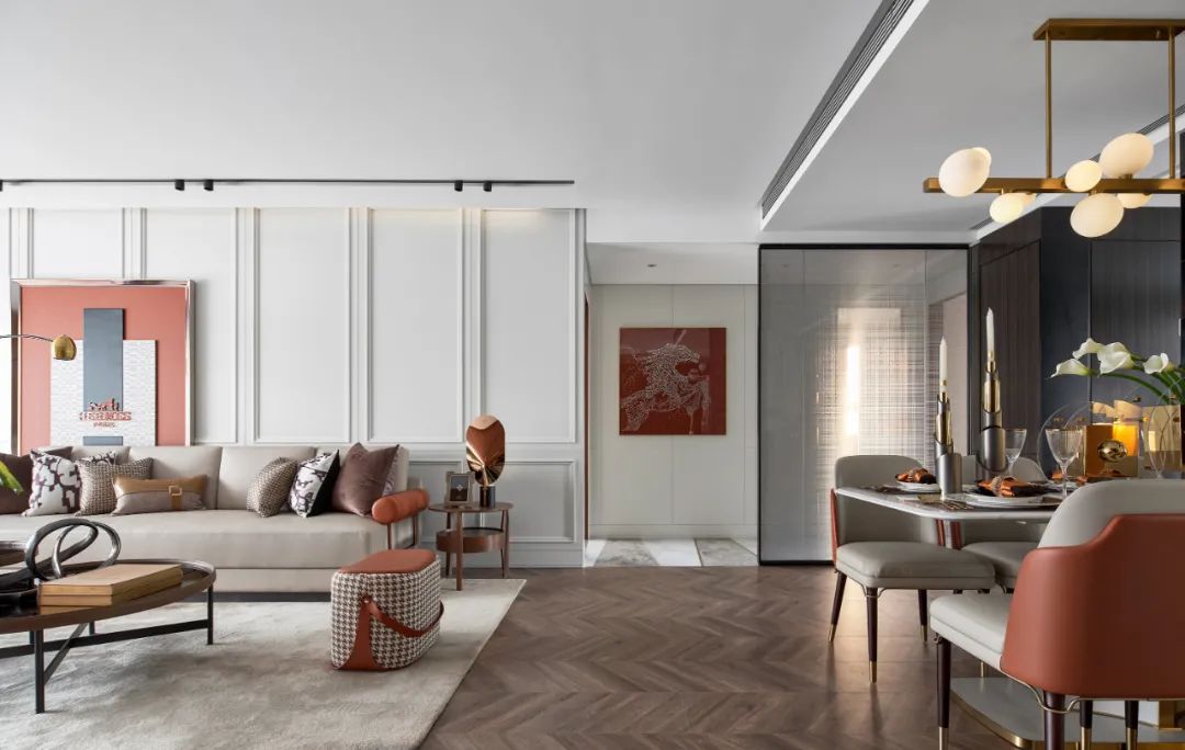 美式摩登風(fēng)格室內(nèi)設(shè)計(jì)家裝案例-客餐廳 美式摩登風(fēng)格室內(nèi)設(shè)計(jì)家裝案例-客餐廳