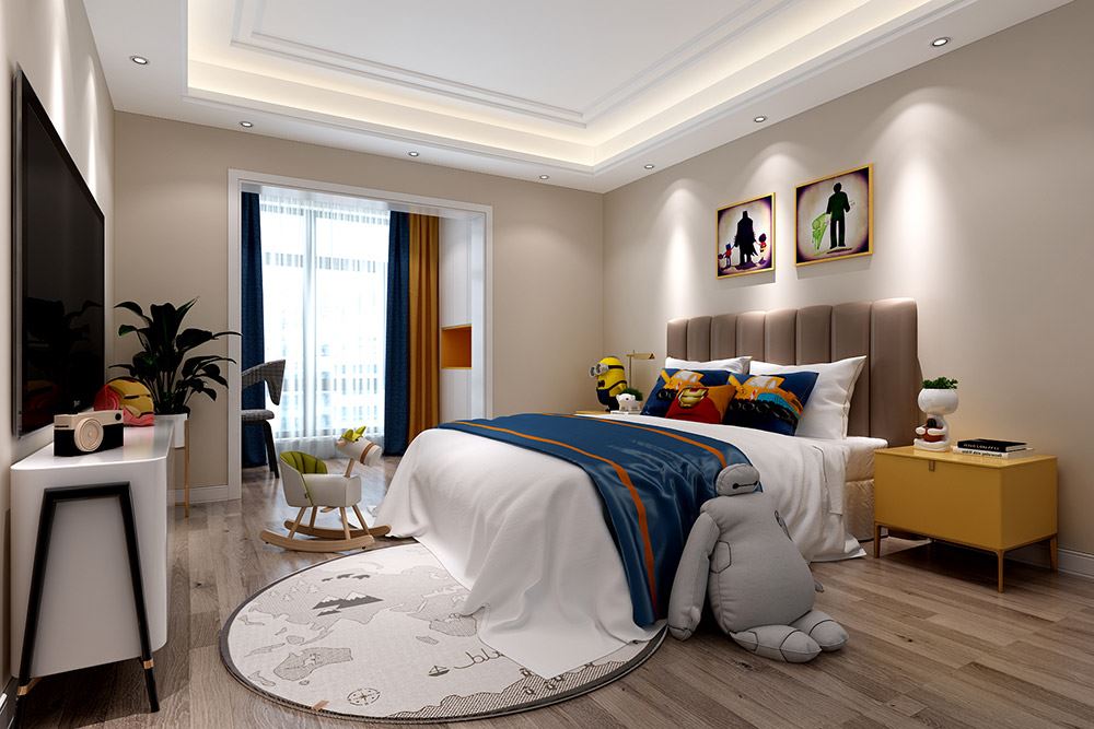 昭通市撫鎮門廣場歐式風格復式裝修案例