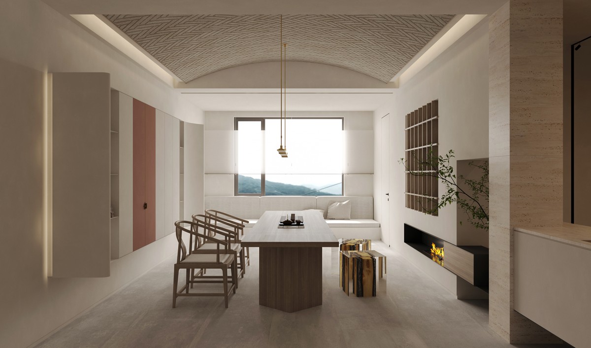 日式極簡風格室內(nèi)設(shè)計家裝案例-客廳 日式極簡風格室內(nèi)設(shè)計家裝案例-客廳