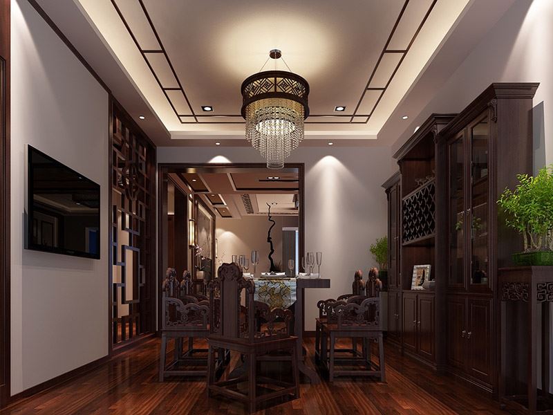 曲靖市瑞和新城新古典風(fēng)格四居室裝修案例