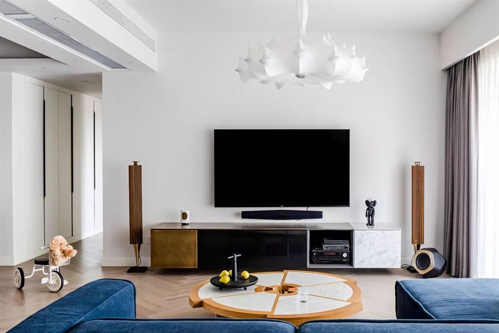 汕頭市和府現代簡約風格三居室裝修案例