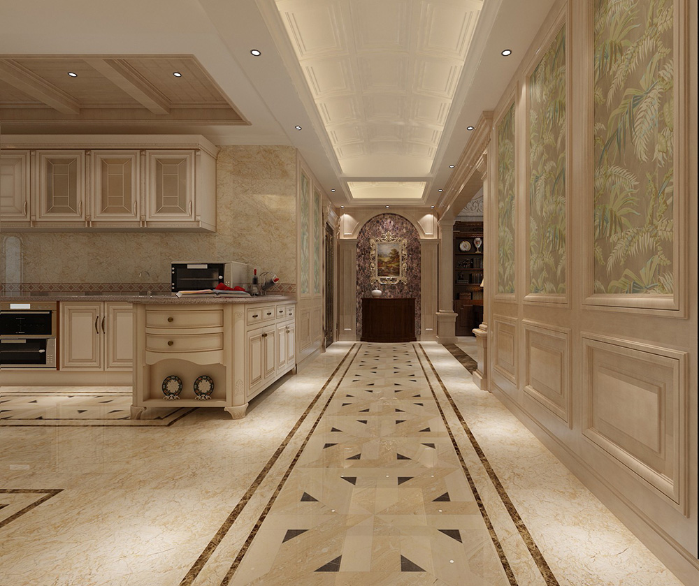 歐式風(fēng)格別墅裝修設(shè)計效果圖-美的御海東郡別墅460平米-別墅廚房裝修設(shè)計 歐式風(fēng)格別墅裝修設(shè)計效果圖-美的御海東郡別墅460平米-別墅廚房裝修設(shè)計