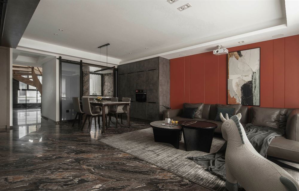 佛山市萬科金域水岸現代簡約風格三居室裝修案例