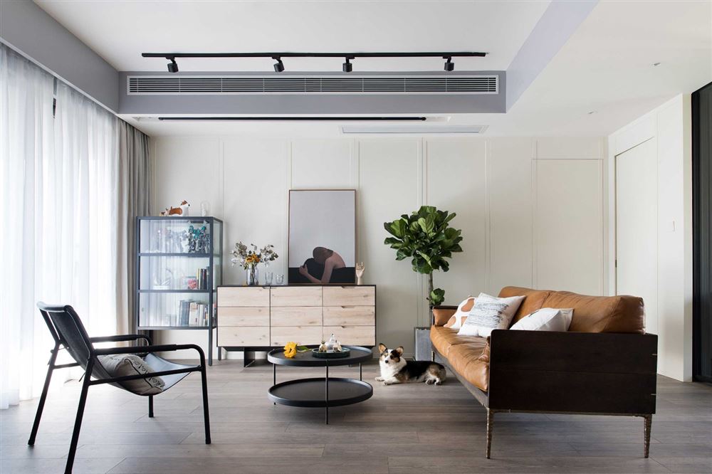 廣州市美林湖畔美式風(fēng)格三居室裝修案例