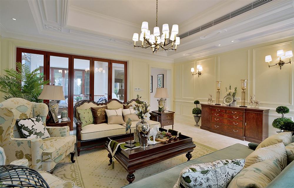汕頭市怡璟海岸雅園美式風格三居室裝修案例