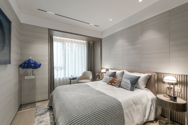 現代簡約風格室內設計家裝案例-臥室 現代簡約風格室內設計家裝案例-臥室