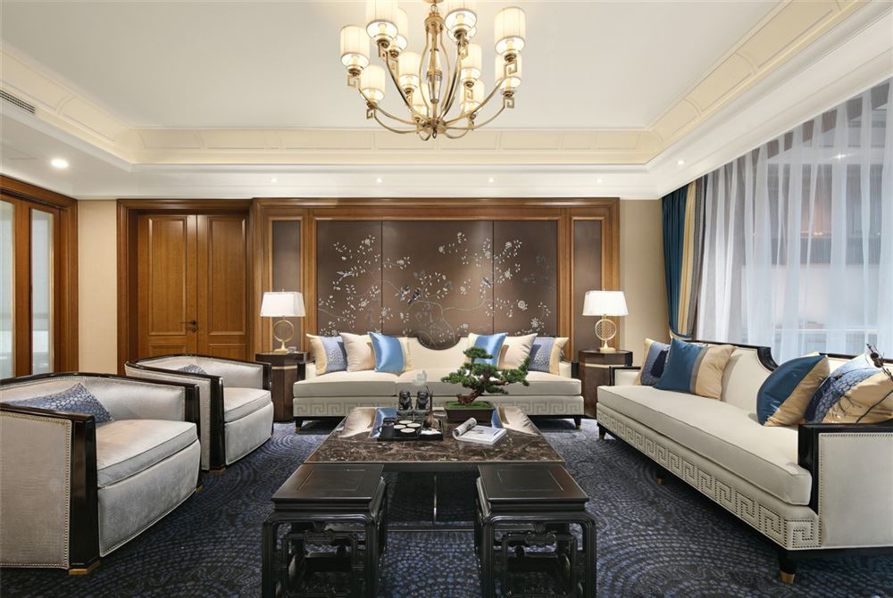 楚雄彝族自治州畜牧局住宿區新中式風格平層裝修案例