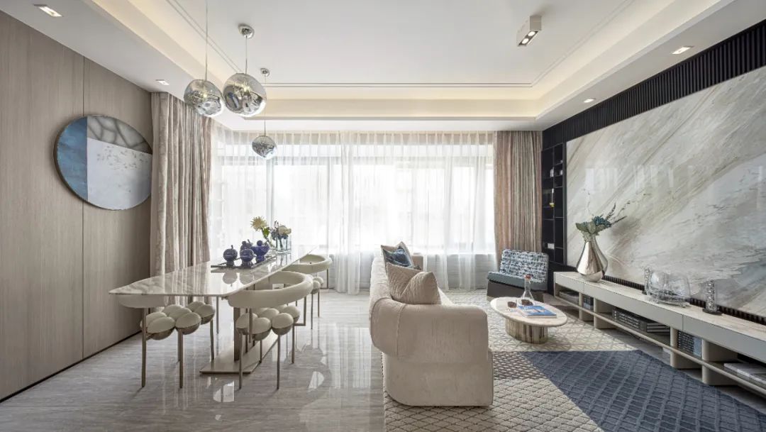 廣州市芳村花園現(xiàn)代簡約風(fēng)格三居室裝修案例