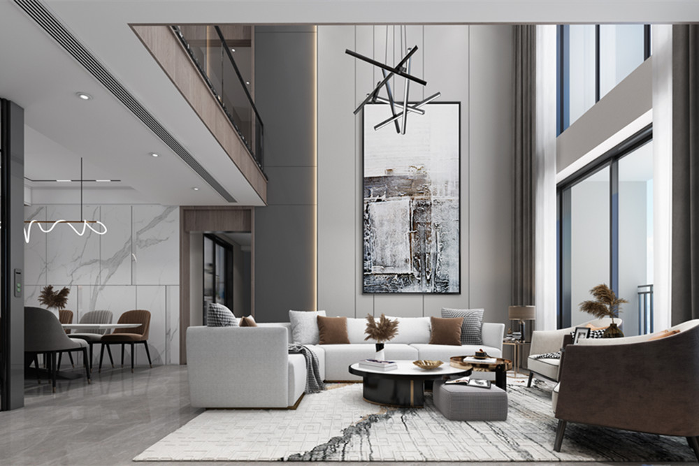 中山市樂陶居現(xiàn)代簡約風(fēng)格四居室裝修案例