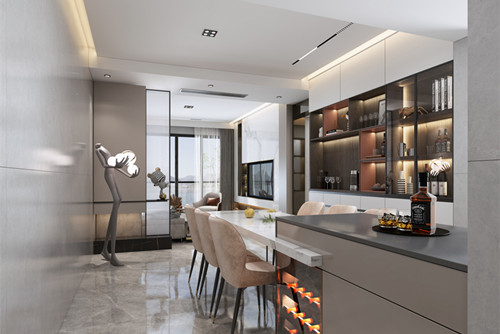 湛江市西粵京基城二期現(xiàn)代簡約風(fēng)格平層裝修案例