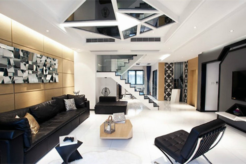 陽(yáng)江市恒大名都現(xiàn)代簡(jiǎn)約風(fēng)格三居室裝修案例