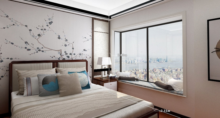 天街華府新中式風風格VR全景案例