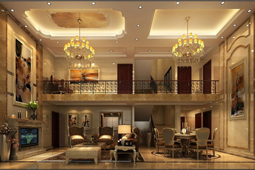 海口201-300平米歐式風格觀瀾湖官邸家裝設計案例