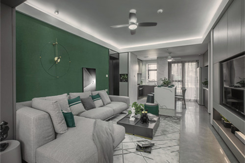 ?？谑续P凰白龍新城現代簡約風格三居室裝修案例