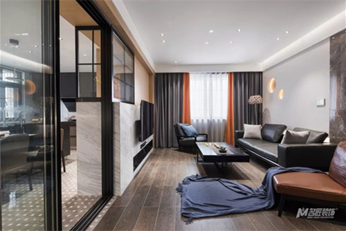 常州市桃園新村現代簡約風格三居室裝修案例