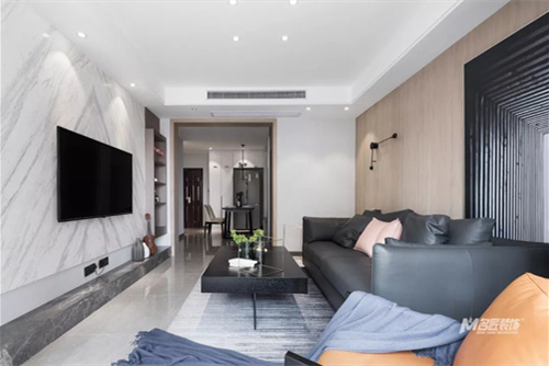 常州市華潤國際社區·幸福里商鋪現代簡約風格二居室裝修案例