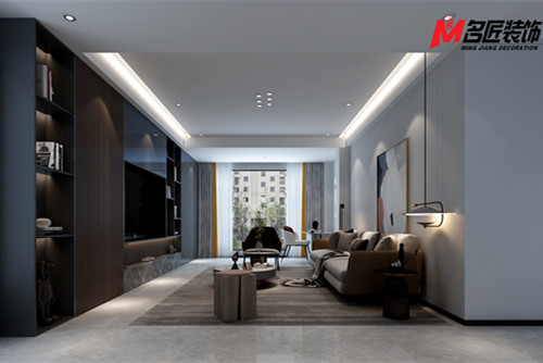 臺州市北山菜場邊現代簡約風格三居室裝修案例