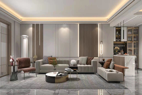 潮州市鳳江嘉園現代風格三居室裝修案例