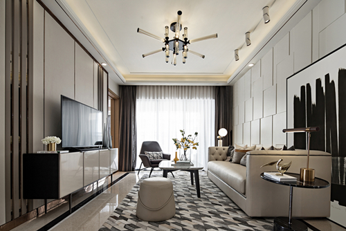 揭陽市碧桂園十里江灣現代簡約風格三居室裝修案例
