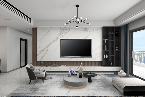 江門市保利大都會現代風格復式裝修案例