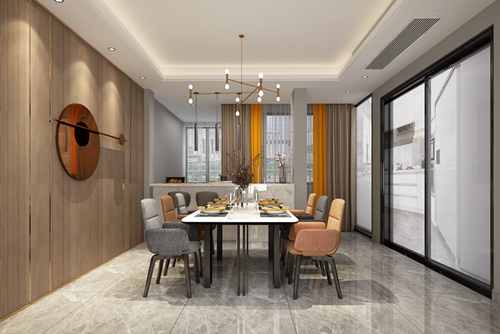 江門市興南小區(qū)現(xiàn)代風(fēng)格四居室裝修案例