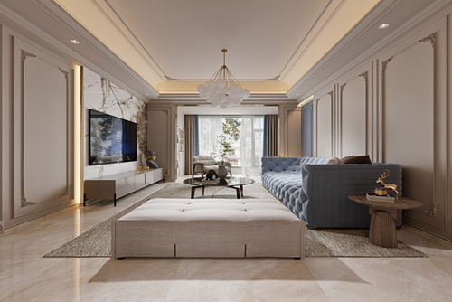 江門市恩平碧桂園現(xiàn)代簡約風(fēng)格三居室裝修案例