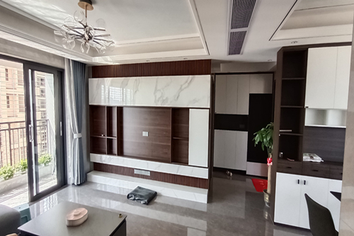 茂名市財富時代現(xiàn)代簡約風格三居室裝修案例