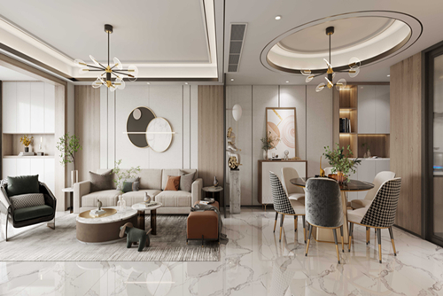 茂名市畜牧獸醫局宿舍現代簡約風格三居室裝修案例