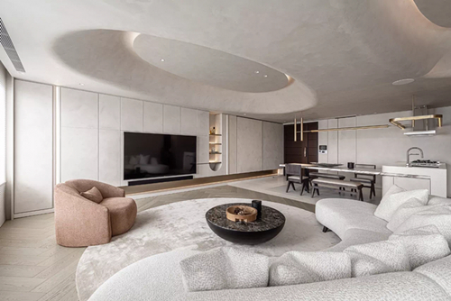 韶關市中核錦苑現代簡約風格復式裝修案例