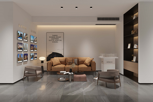 廣州市福今路小區(qū)現(xiàn)代風格辦公空間裝修案例