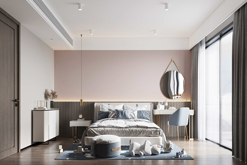 海口市民貿(mào)大廈現(xiàn)代簡約風(fēng)格別墅裝修案例